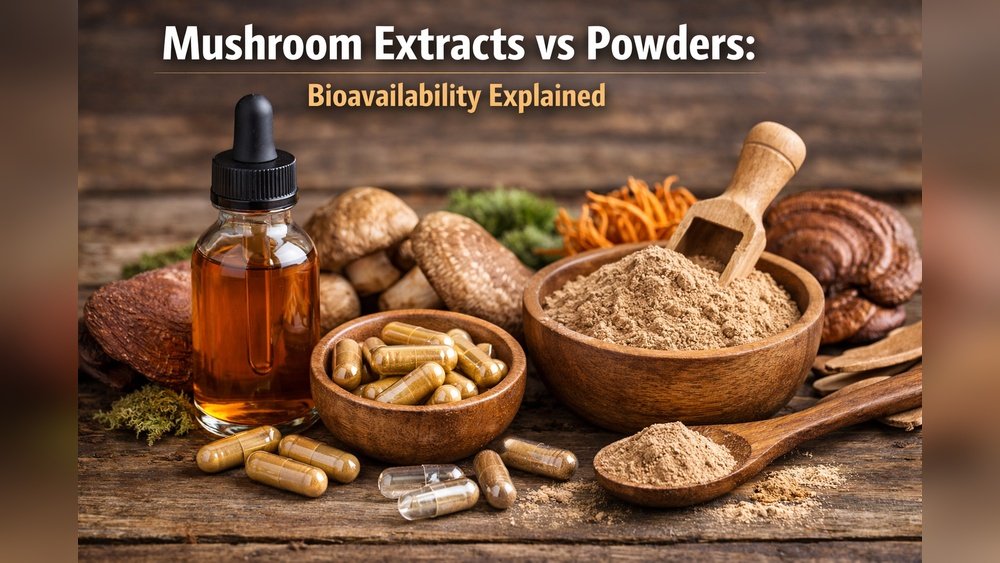 Mushroom Bioavailability: Why Extraction Method Determines What You Absorb